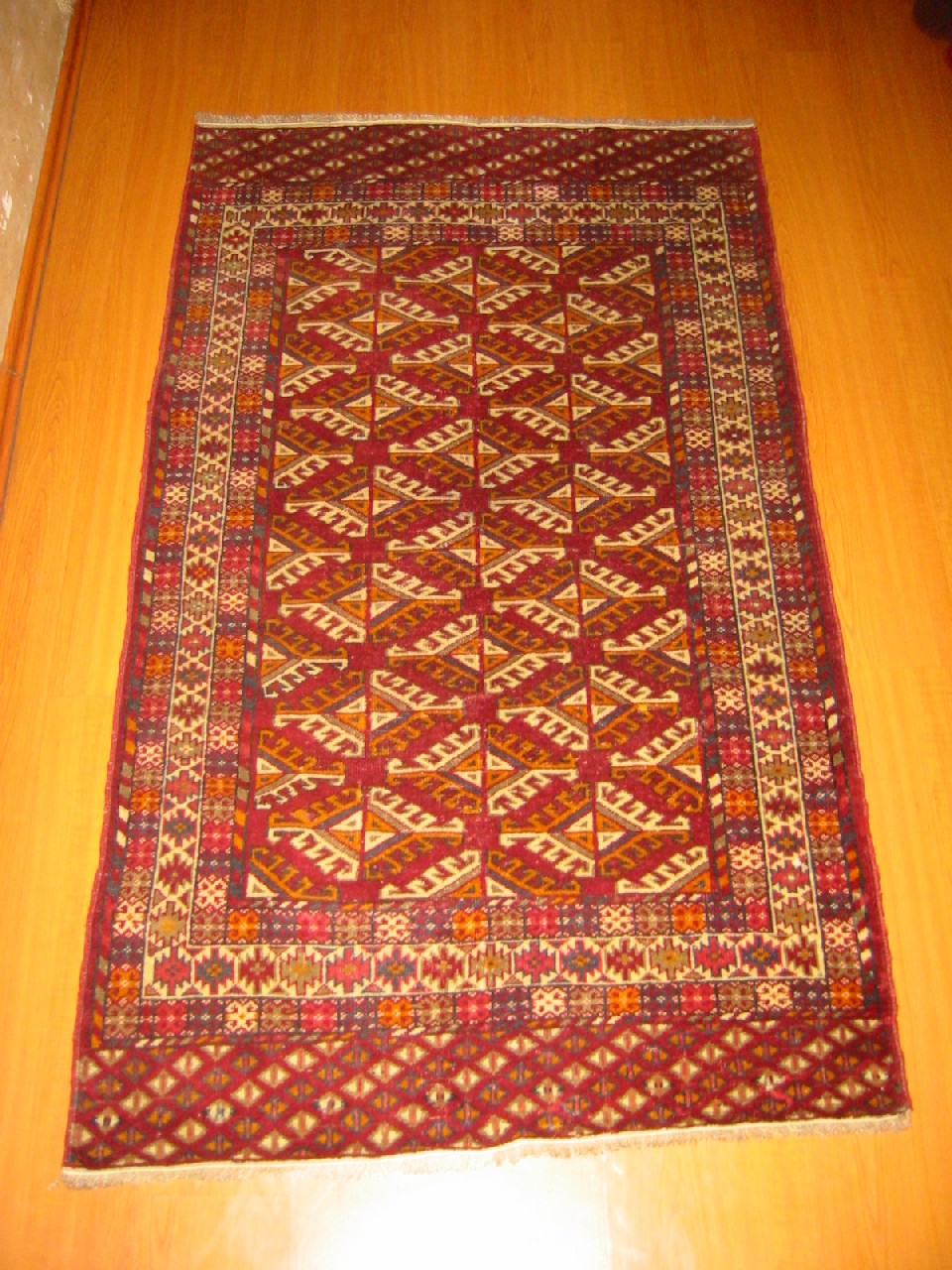 Antique Afghan Turkoman Tapis 